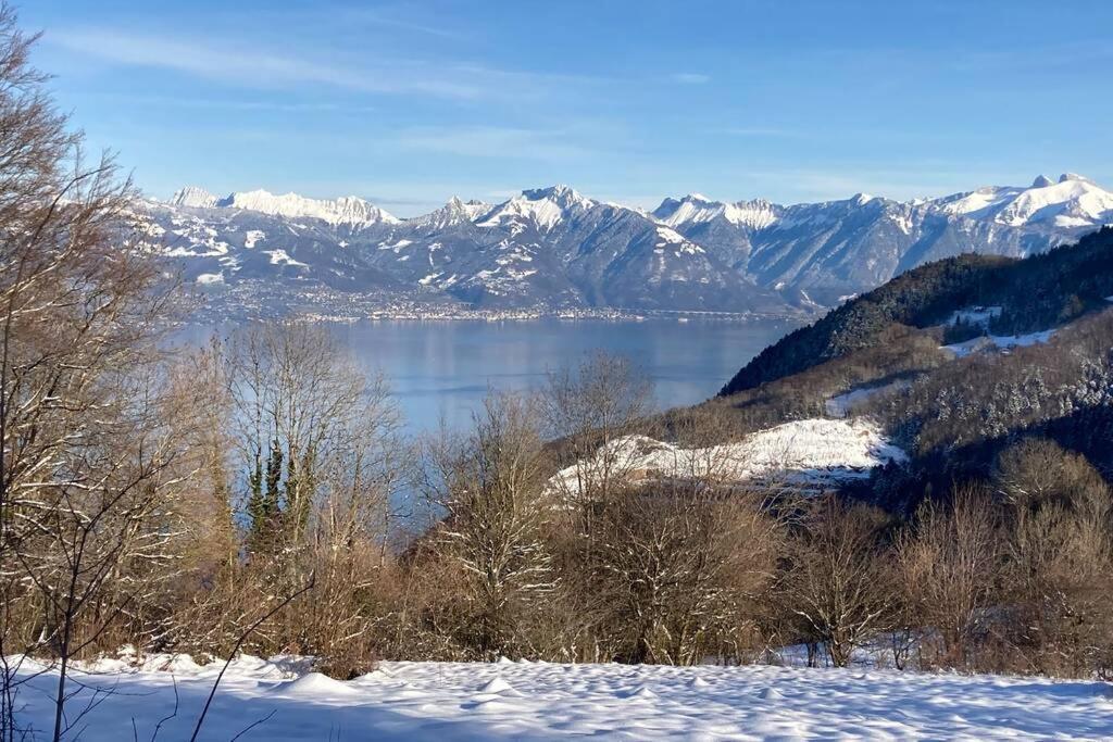 Duplex En Station Vue Sur Lac Leman Thollon-les-Memises Dış mekan fotoğraf